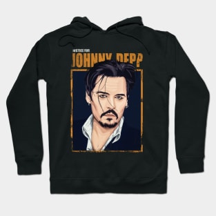 Justice for Johnny Depp Poster Hoodie